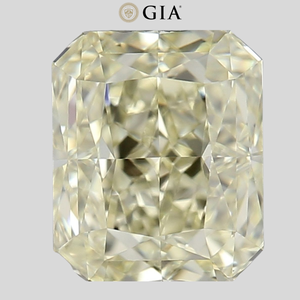 Diamants naturels en vrac certifiés Fancy Light Yellow 1,00 carat, taille Radiant, VS1, pour bijoux certifiés India SHREERAJ SOLITAIRE - Product Image 1