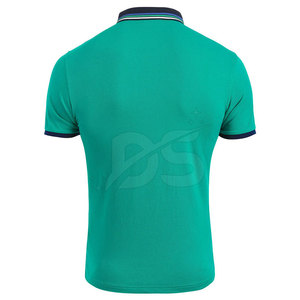 เสื้อเชิ้ตผู้ชายขายดี ราคาโรงงาน ผ้าฝ้ายถัก 100% คุณภาพสูง แห้งเร็ว น้ำหนักเบา แขนสั้น - Product Image 3