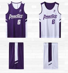 Uniforme de baloncesto de equipo personalizado de alta calidad Jersey de poliéster transpirable + Pantalones cortos para hombres - Product Image 5
