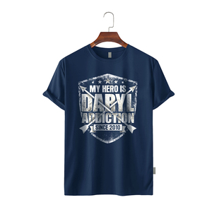 T-shirt Homme Coupe Droite Streetwear Tendance 100% Coton Épais Sérigraphié Logo Personnalisé Fabricant OEM Vente en Gros - Product Image 2