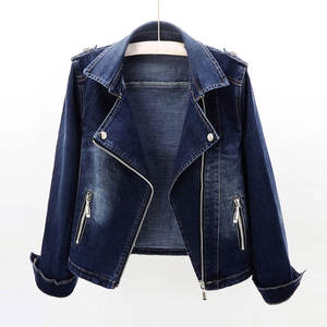 OEM Service best design Women Denim Jacket 100% Cotton <b>Quilted</b> Breathable Finished Quick Dry Winters Top Selling Denim jacket - Product Image 1