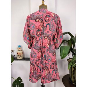 Neuer ชุดใส่อยู่บ้านสไตล์เรียบง่ายสไตล์ Kaftan seidenmisschung - Product Image 6