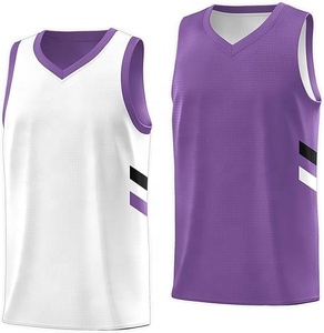 ออกแบบโลโก้ตามสั่ง เสื้อกีฬาบาสเก็ตบอลแบบเรียบ แขนกุด/แขนสั้น ชุดแฟนคลับ เสื้อเจอร์ซีย์ระบายอากาศได้ดี ไซส์พลัส กางเกงขาสั้น - Product Image 1