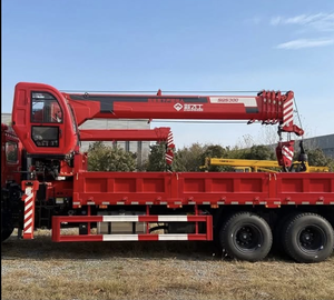 Camión de Carga Pesada 2024 con Grúa Hidráulica 4x2/6x4, Vehículo de Carga con Plataforma Plana para Construcción y Transporte - Product Image 4