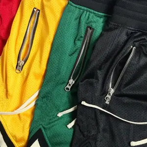 Pantalones Cortos de Baloncesto con Logotipo Personalizado, Diseño Liso, Doble Capa, Entrenamiento, Cargo, Diseño 2023, Pantalones Cortos de Malla para Hombre, Verano - Product Image 6