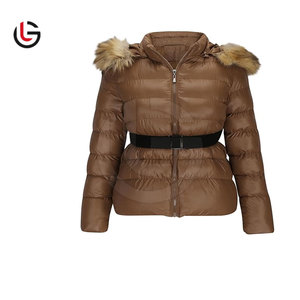 Parka pour femmes veste bouffante tricotée respirante imperméable à l'eau tenue décontracté avec logo personnalisé fait sur mesure - Product Image 1