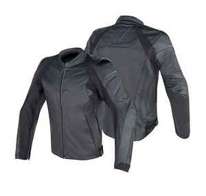 Shemax-chaqueta de cuero para motocicleta para hombre, color negro - Product Image 4