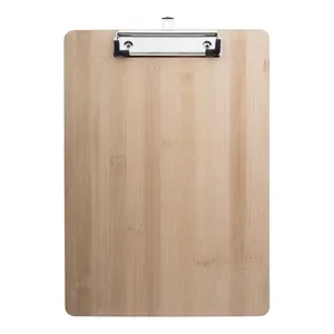 Portablocco A4 in Bambù Ecologico con Clip - Gadget - Product Image 1