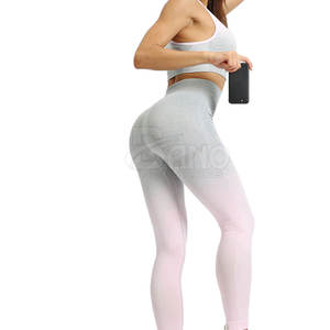 Sujetador deportivo y mallas de Yoga Push Up High Stretch Tummy Compression Workout Leggings para mujer - Product Image 2