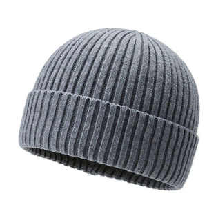 2025 New Style Image Style Common Cuffed Spandex/Cotton Knit Beanie Hat Soft Warm <b>Winter</b> <b>Cap</b> Manufacturer - Product Image 2