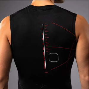 Custom MMA BJJ sin mangas de compresión Top ropa de entrenamiento de gimnasio ropa OEM - Product Image 4