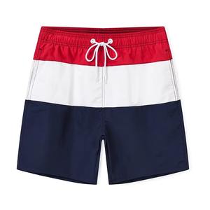 Diseño personalizado de los hombres directos de fábrica personalizado verde blanco azul Color Shorts Casual Shorts Quick Dry Swim Trunks con bolsillos - Product Image 5