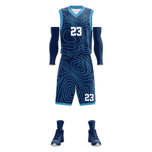 Ensemble de maillots de basket-ball en gros, tissu respirant à séchage rapide, vêtements d'équipe de haute qualité - Product Image 2
