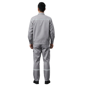 Uniforme de Trabajo Ignífugo para Hombre, Diseño Cómodo y Elegante de Algodón, Multibolsillos, Funcionalidad Diaria - Product Image 3