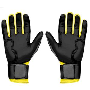 Gants de frappe de baseball en cuir véritable à manchette longue pour jeunes, enfants et hommes, avec logo personnalisé professionnel, pour baseball et softball - Product Image 3