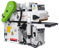 Machine à raboter le bois double face HJD-MB2045B avec moteur 380V 15,57kW |   Raboteuse à double surface pour le dégauchissage