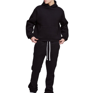 2025 vente chaude hommes formation professionnelle Jogging porter Logo personnalisé imprimé solide à capuche survêtement d'hiver 100% coton - Product Image 1
