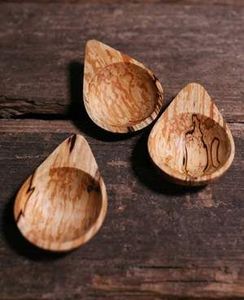 Cuchara de café de madera con mango suave que mejora el agarre, garantizando precisión al servir, ideal para los mañanas ocupadas. - Product Image 2