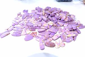 Par de piedras preciosas de fosfosiderita natural para pendientes Par de gemas naturales para pendientes Gemas sueltas - Product Image 2