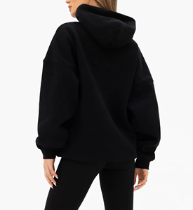 Custom Wholesale 100% Cotton Heavyweight Women Tracksuit Hoodie & Jogger <b>Set</b> Stylish Autumn Winter Warm Two Piece <b>Set</b> - Product Image 6