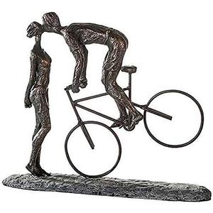 Decoración moderna para el hogar acento humano abstracto escultura fundida de metal al aire libre patrón de animales ornamento disponible en precio al por mayor - Product Image 1