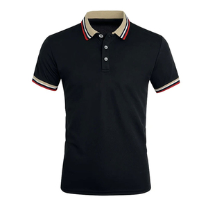 2024 Jersey de moda para hombre, algodón para polos, nuevos polos lisos transpirables con cuello sólido, botón en el cuello, estilos de verano calientes - Product Image 3