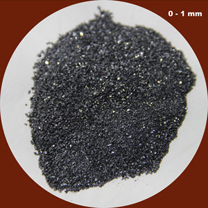 97% SiC noir carbure de silicium alumine résistance à haute température 0-1mm modèle de bloc de poudre coupe matières premières réfractaires - Product Image 1