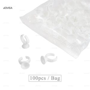 Soporte de pegamento para extensión de pestañas | Anillos de pegamento | Paquete de 100 - Product Image 4