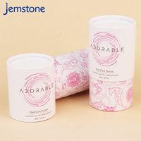 Boîtes en carton cylindriques de parfum d'huiles essentielles cosmétiques personnalisées emballage tube rond en papier kraft