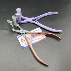 Herramientas profesionales de Extensión de cabello de alta calidad, alicates de cinta de acero inoxidable sólido de grado quirúrgico, Color personalizado, uso comercial caliente - Product Image 1