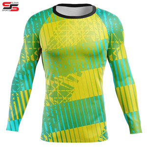 Rash Guard pour hommes femmes vêtements de Protection solaire à séchage rapide protection solaire vêtements de peau chemise de Compression respirante - Product Image 3