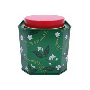 Boîte à thé octogonale en fer blanc de qualité alimentaire |   Personnalisation de la marque, couleur et taille - Product Image 4