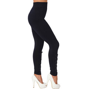 Pantalones de yoga ajustados con diseño de diamantes de imitación de bolsillo Leggings de mujer Leggings de cintura alta para mujer - Product Image 4