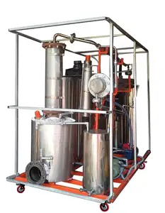 Effective production  1000 lts per day  of waste engine oil to diesel pyrolysis equipment. high output distillation economic