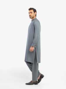 Salwar Kameez pakistanais pour hommes, de haute qualité, tenue traditionnelle musulmane pour le bureau et les occasions formelles, marque personnalisée, coupe classique - Product Image 4