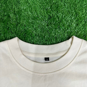 เสื้อยืดคอกลมคอเต่าสำหรับผู้ชายทรงโอเวอร์ไซส์280กรัมคอลูกเรือถักแบบแข็งดีไซน์ลายพิมพ์ DTG - Product Image 6