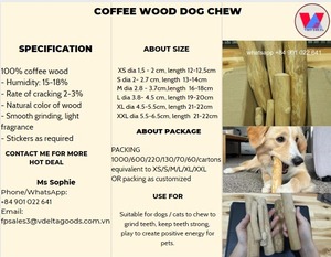 Mâcher en bois de café fabriqué à 100% à partir de bois de caféier naturel planté au Vietnam/Chew en bois de café de haute qualité - Product Image 2