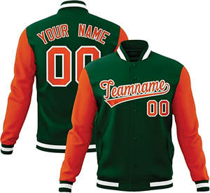 Fabricant OEM broderie chenille école impression StreetWear Baseball logo personnalisé manteau pour les femmes recadrée Bomber Varsity veste - Product Image 4