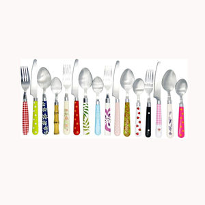 Robuste Usine Meilleur Vendeur Argenterie En Acier Inoxydable Cuillère Fourchette Couteau Couverts Argent Plaqué Couverts Résine poignée - Product Image 2