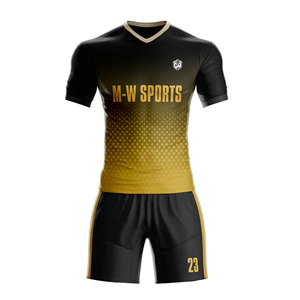 Ventes en gros de maillots de football pour hommes en polyester 100% personnalisés et bon marché, ensembles de maillots de football respirants, sublimation, service OEM pour adultes - Product Image 2