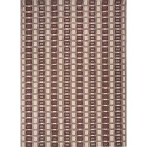 พรมขนสัตว์ทอมือสีเบจและสีน้ำตาลลายเรขาคณิตสไตล์โบโฮสำหรับบ้าน ห้องนั่งเล่น ทางเดิน ห้องโถง-รุ่นท็อป-243 - Product Image 1