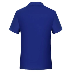 T-shirt de travail imprimé confortable pour homme, haute qualité, respirant, col décontracté, manches courtes, en spandex/polyester, impression en gros - Product Image 3