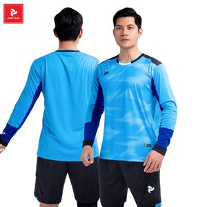 Camisetas de fútbol de portero personalizadas superventas, precio de fábrica de tela de alta calidad con bordado personalizado, conjunto Fly Hi Just Play - Product Image 4