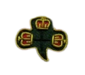 ตราสัญลักษณ์กองกำลังพิทักษ์ไอริชแบบสั่งทำ 100% ทำด้วยมือ ปักบนเครื่องแบบ พร้อมเข็มกลัดนิรภัยคุณภาพสูง แบบเย็บติดทันสมัย - Product Image 2