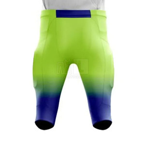 Meilleur uniforme de football américain personnalisé du fabricant avec nom d'équipe respirant à manches courtes sur l'uniforme - Product Image 2