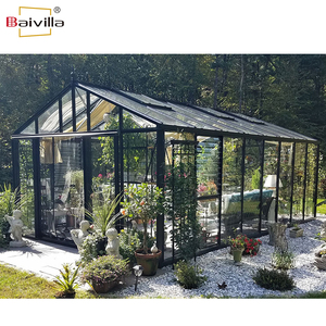 <span class=keywords><strong>Serre</strong></span> Véranda Moderne Grande Isolation Vitrée en Métal Kit Complet avec Plaques en Polycarbonate Style Victorien pour <span class=keywords><strong>Jardin</strong></span> - Product Image 3