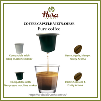 Produit phare : Café en capsules Espresso Spécialité Arabica Torréfaction Intense Arrière-goût Chocolat Café de Haute Qualité Exportation Vietnam