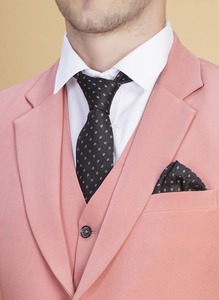 ชุดสูทผู้ชายสีพีชสุดหรูห้าชิ้น ลดราคาพิเศษ สำหรับงานธุรกิจ งานพิธีการ งานแต่งงาน และงานกลางคืน มีจำหน่ายในราคาที่ดีที่สุด - Product Image 2