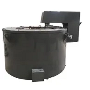 Fourneau à creuset à gaz naturel Indotherm conforme à la norme EPA, 250 kg/h, pour la fonte de l'aluminium, avec roulement de pompe, garantie 1 an, moulage sous pression - Product Image 3