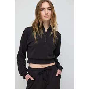 Sudadera con Cierre de Cremallera Parcial - Product Image 1